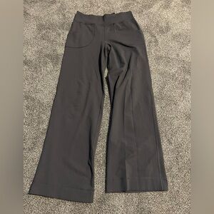 Grey wide leg align pants